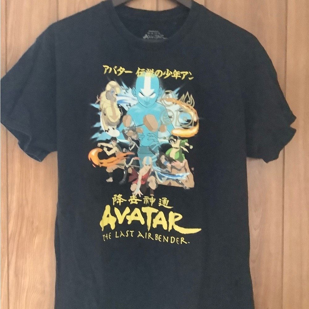 Avatar: The Last Airbender Black Graphic Tee